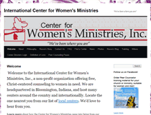 Tablet Screenshot of centerforwomensministries.org